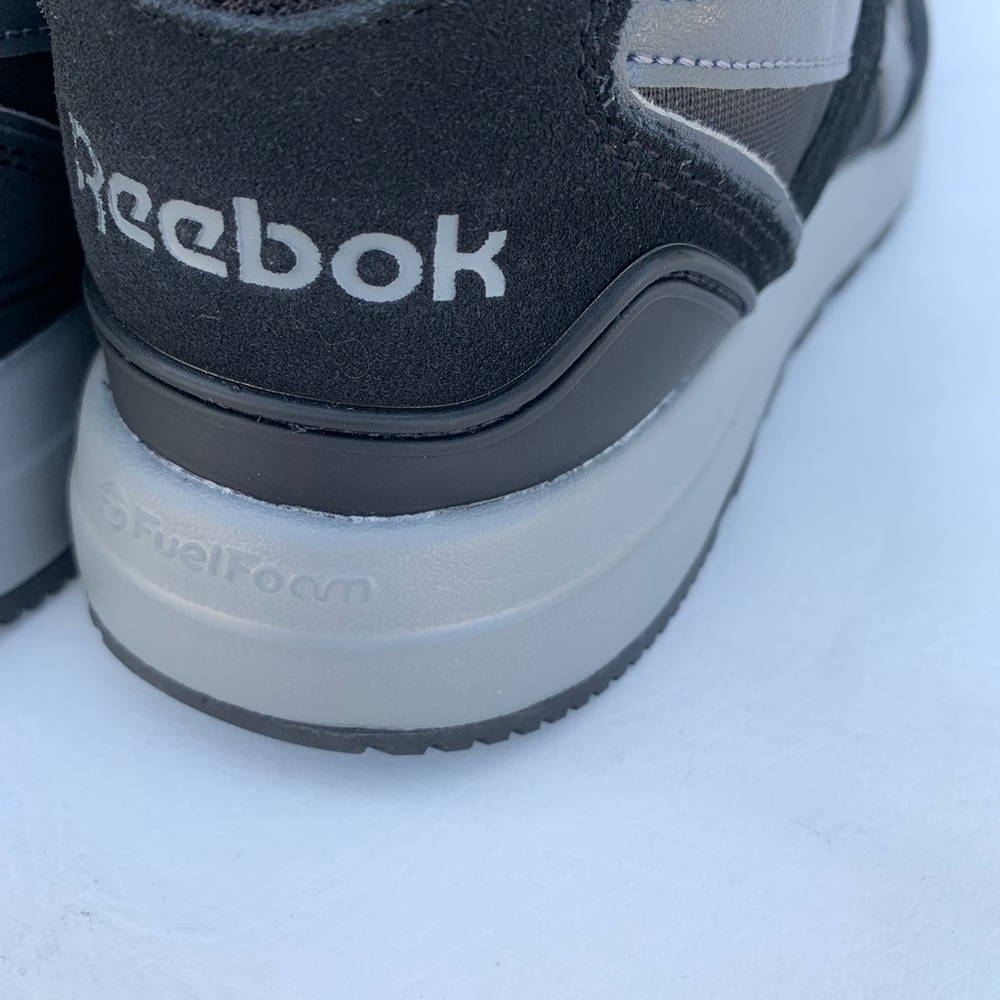 New Reebok Unisex GL 1000 Comfort Footbed size 8 Men / Women 9 Black/Grey - Picture 10 of 16